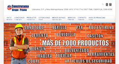 Desktop Screenshot of construramaprohogar.com